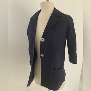 J Jill navy blazer new size xs navy
